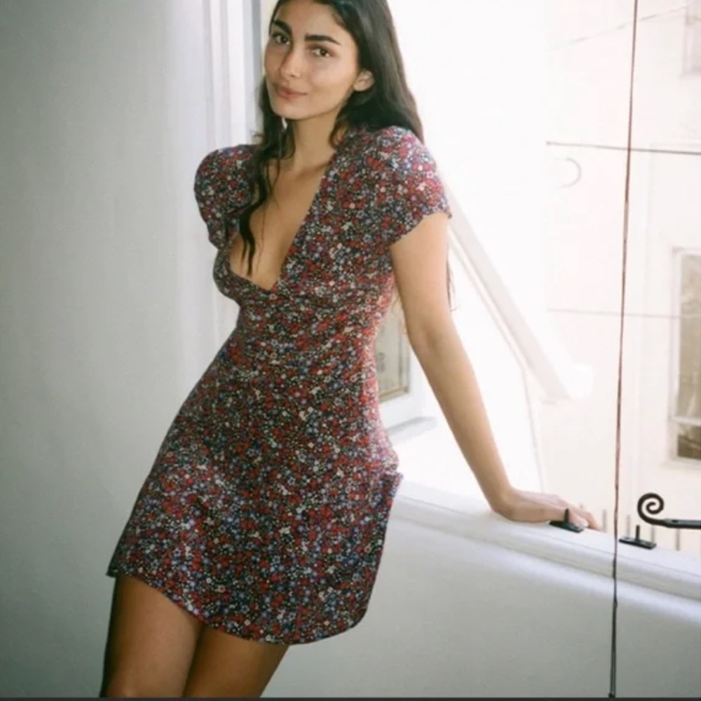 Floral mini dress